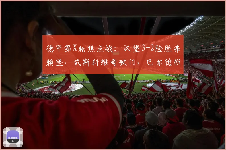 德甲第X轮焦点战:汉堡3-2险胜弗赖堡,武斯科维奇破门,巴尔德斩获处子球【视频集锦+赛后分析】